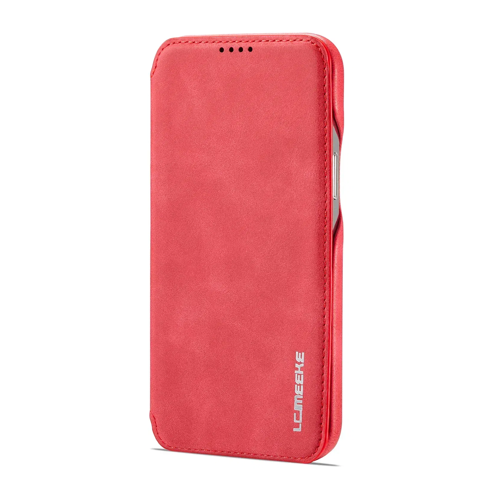 Color: Red, Compatibility by Model: iPhone 16 Pro - Leather Flip Wallet Phone Cover for IPhone 17E 14 15 16 Pro Max 13 12 Mini 11 XS X XR 8 7 Plus SE 2022 Slim Card Slots Book Bag