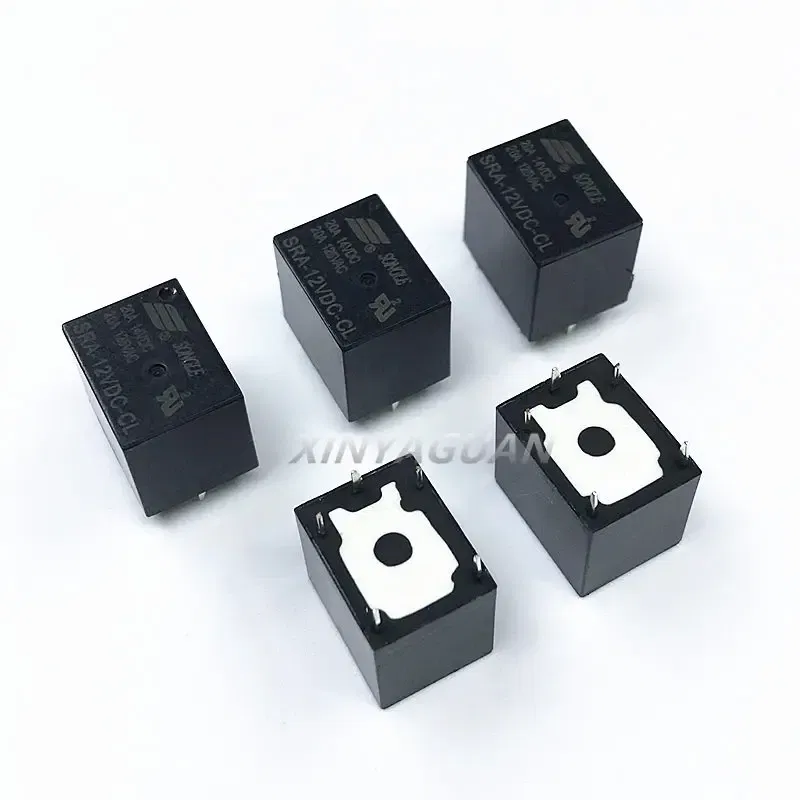 Size: S - 5Pcs SONGLE 5V 12V 24V 20A 14VDC T74 Power Relay SRA-05VDC-CL SRA-12VDC-CL SRA-24VDC-CL 5Pin Conversion type Automobile relay