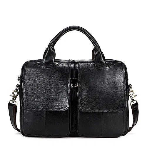 Color: Dark Grey, Ships From: CHINA - WESTAL Men's Bag Genuine Leather Men's Briefcases Laptop Bag Leather Totes for Document Office Bags for Men Messenger Bags 8002
