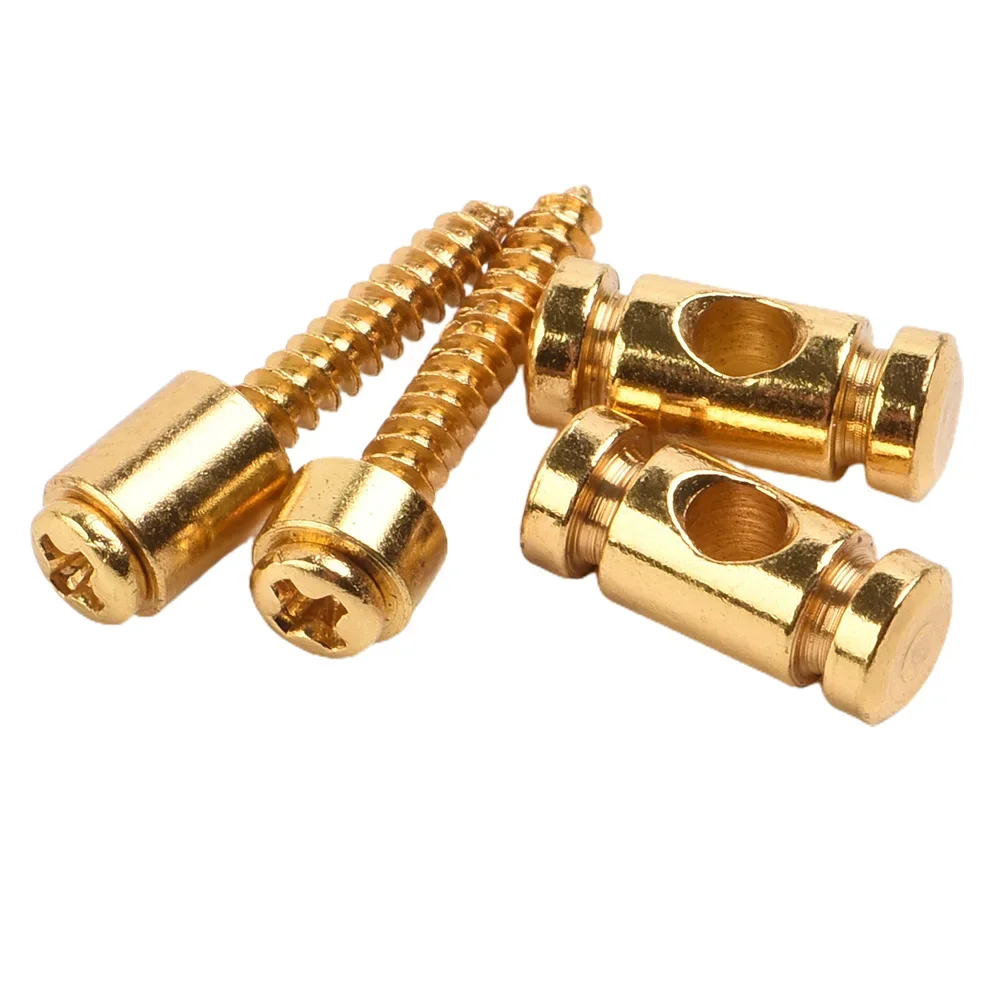 Color: Yellow, Ships From: CHINA - Guitar Parts String Retainers For Electric Guitars Metal Modern Parts String Trees Wear Resistant High Quality