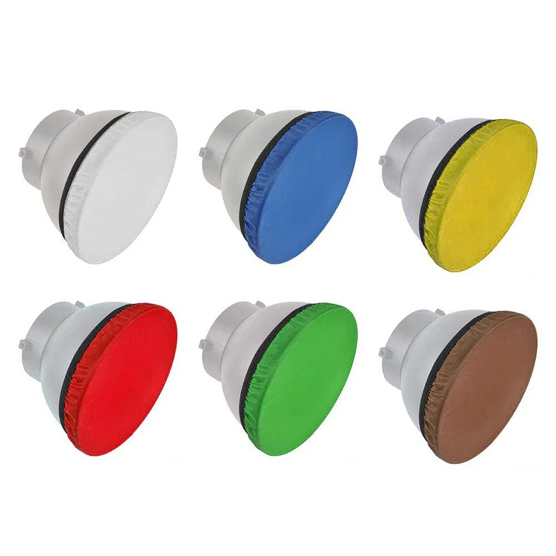 Color: Silver - Flash 55 ?° Standard Cover Soft Light Cloth Cover Soft Light Cloth 18cm Soft Light Diffuser Protective Cover Light Diffuser Sock