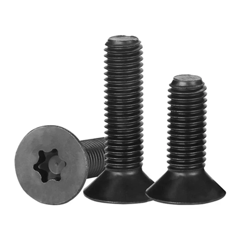 Size: M2.6, Length: 30mm - 10pcs/lot Flat Countersunk Screw Six Lobe Bolt Machine screw M2 M2.5 M3 M4 M5 M6 M8 M10 Black 304 Stainless Steel Torx Head