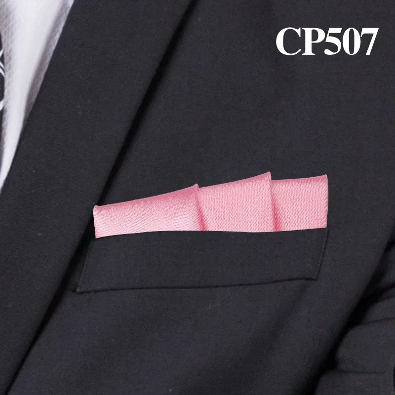 Color: Dark Grey - Satin Handkerchief For Men Candy Color Mens Suits Pocket Square Business Chest Towel Hanky Suit Napkin Solid Hankies