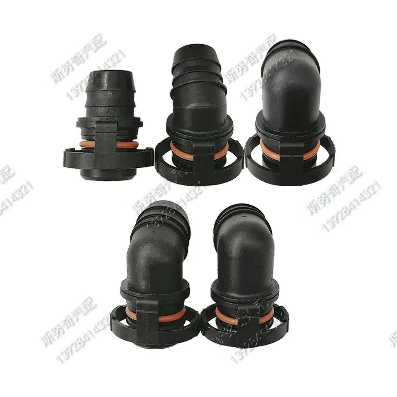 Color: WHITE - 22mm ID18 ID20 exhaust pipe connector plastic exhaust tube fittings 2pcs a lot