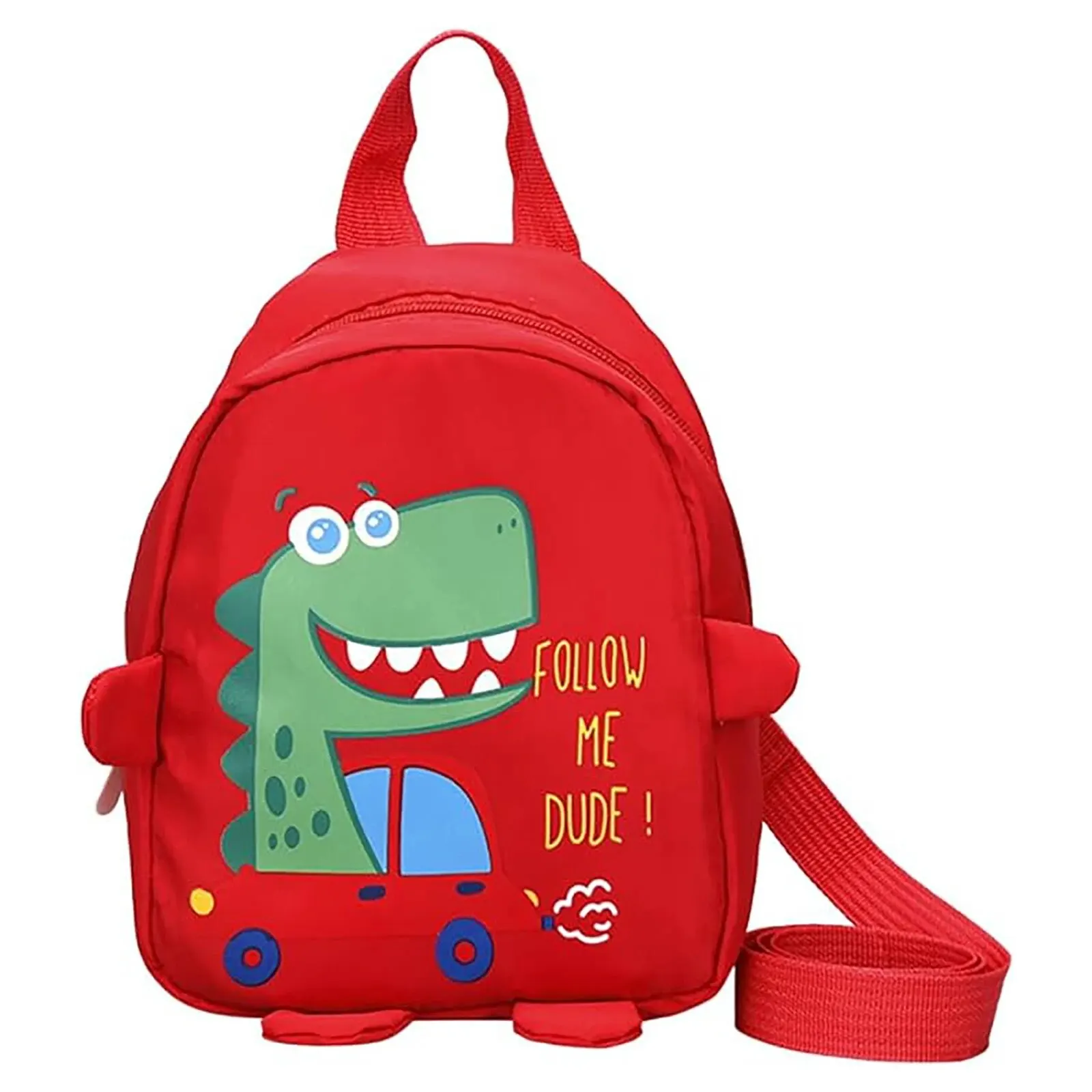 Color: Pink - Toddler Dinosaur Backpack with Reins Cool Waterproof Bag Baby Backpack for Nursery Cute Cartoon Animal Shoulder Bag Kids Travel