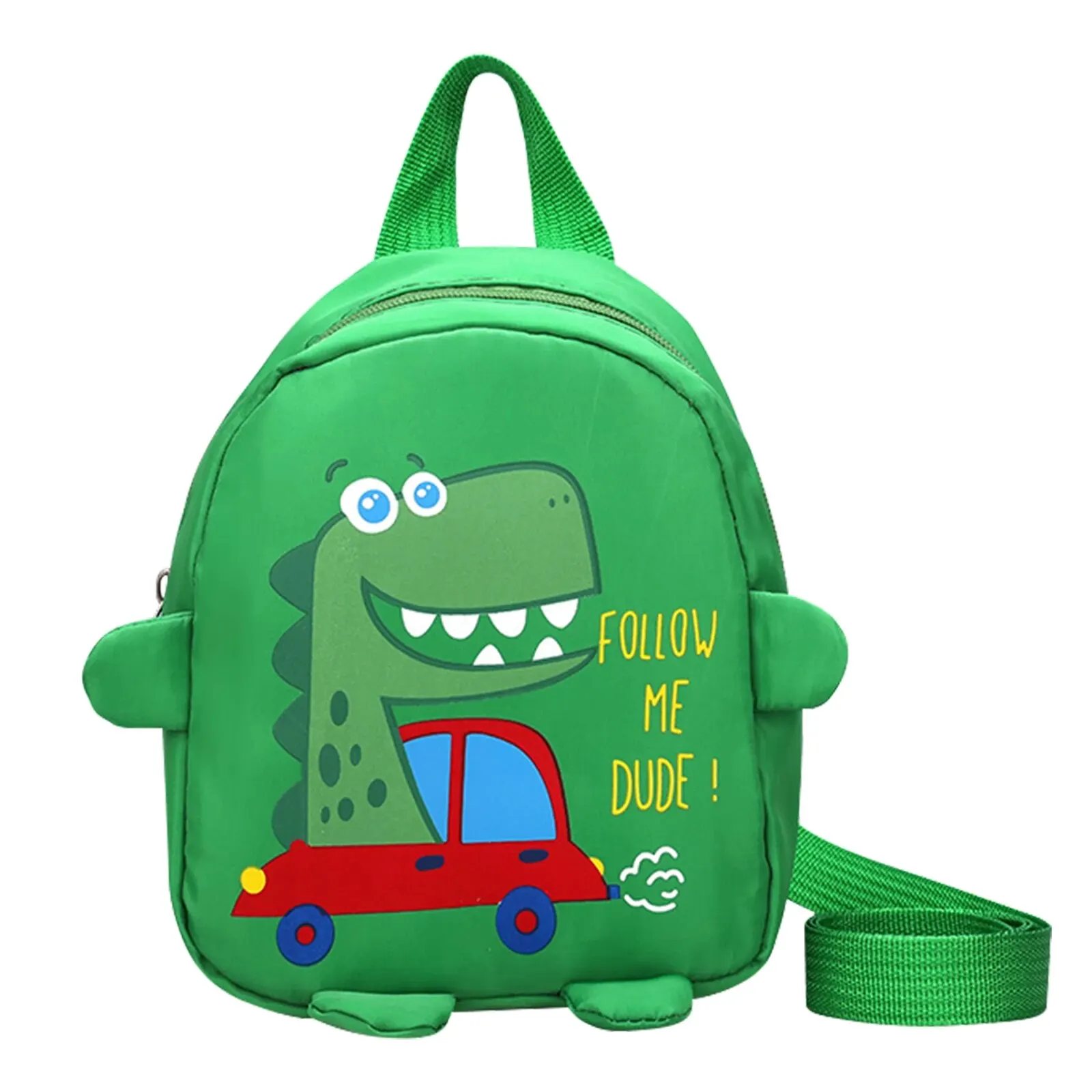 Color: Pink - Toddler Dinosaur Backpack with Reins Cool Waterproof Bag Baby Backpack for Nursery Cute Cartoon Animal Shoulder Bag Kids Travel