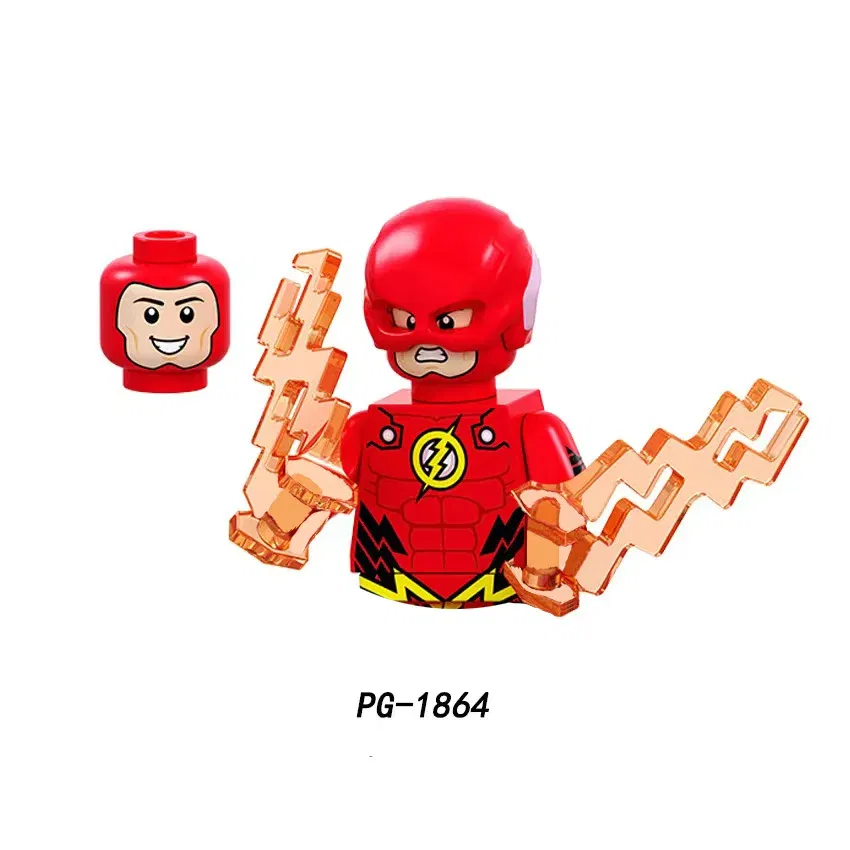 Color: Trans-dark Blue - Marvel Blocks Brick Hero Batman Joker Superman Catwoman Mini Figure Building blocks Hot Toy Children's party gift