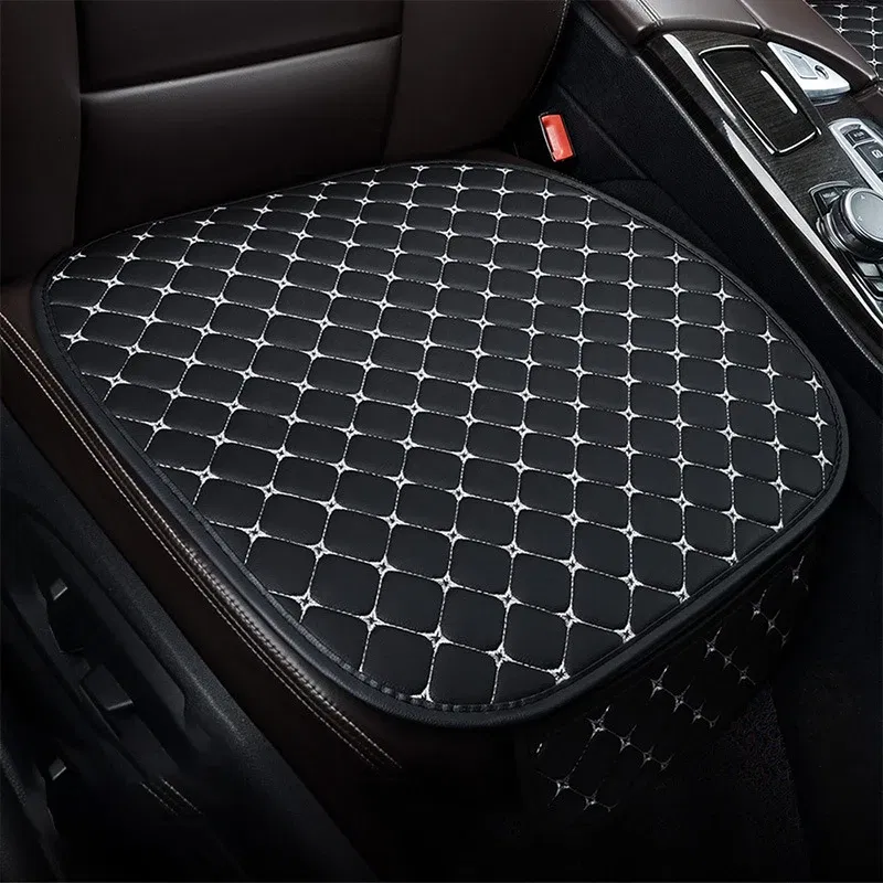 Color Name: ROYAL BLUE - Car Seat Cover PU Leather Universal Seat Cushion Minimalism Auto Chair Protective Cover Auto Protector Pad with Storage Pocket