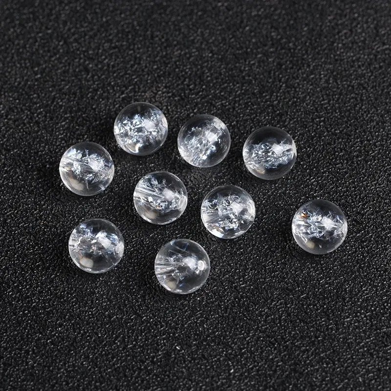 Item Diameter: 18mm - 4A Natural Himalaya Quartz Crystal Single Bead DIY Jewelry Making