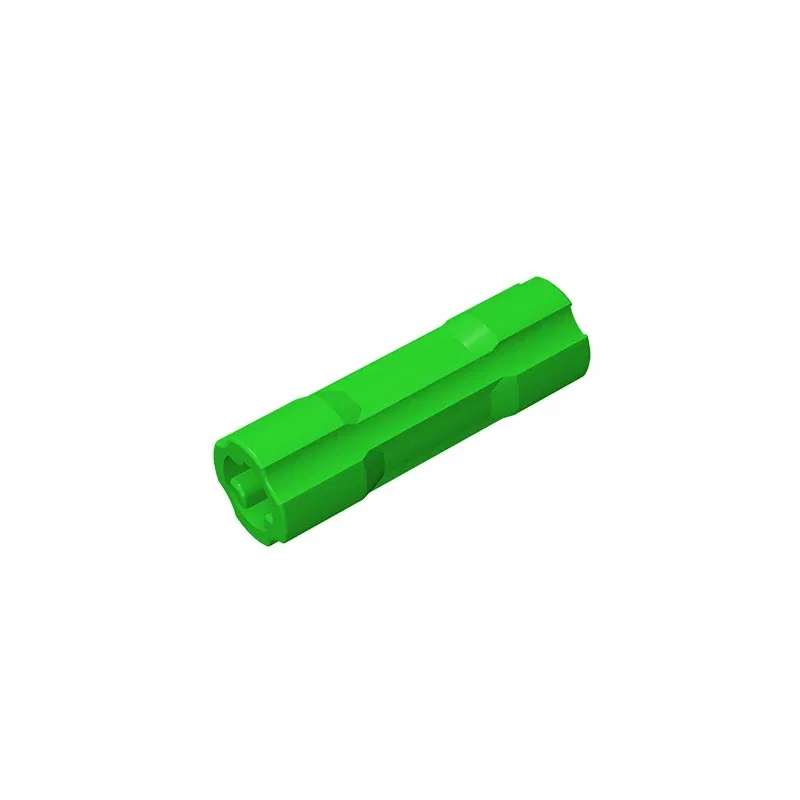 Color: green - Gobricks GDS-1145 Technical, Axle Connector 3L compatible with lego 26287 children's toys Assembles Building Blocks Technical