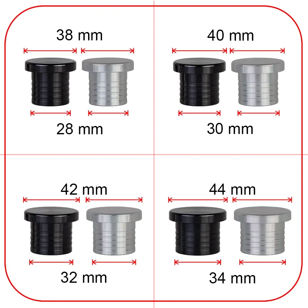 Color: Gold - 8mm-32mm Alloy Aluminium Plug blow off valve Bov Blanking Plug Silicone Hose Blanking Plug 8 10 12 14 16 18 20 22 28 30 32