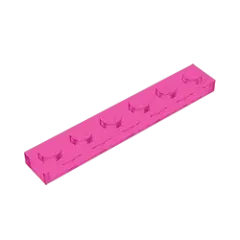 Color: Dark Red - Gobricks GDS-505 Plate 1 x 6 compatible with lego 3666 pieces of children's DIY building block Particles Plate DIY