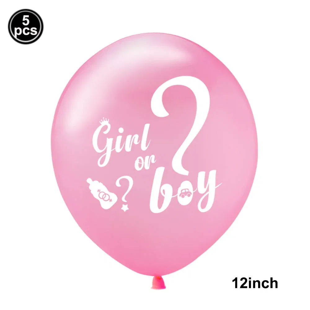 Color: black - Gender Reveal Party Decorations Disposable Tableware Plates Cups Napkins Tablecloth Boy Girl Balloon Fringe Curtain