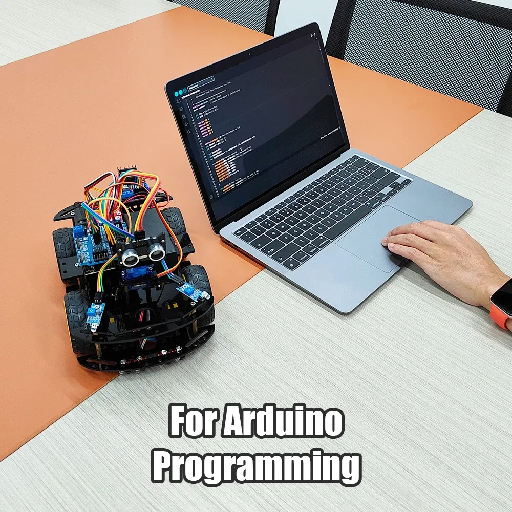 Color: Brown, Ships From: CHINA - Programmable Robot Kit For Arduino Project Starter Kit Full Version Professional DIY Electronics Kit Coding Robot with Codes
