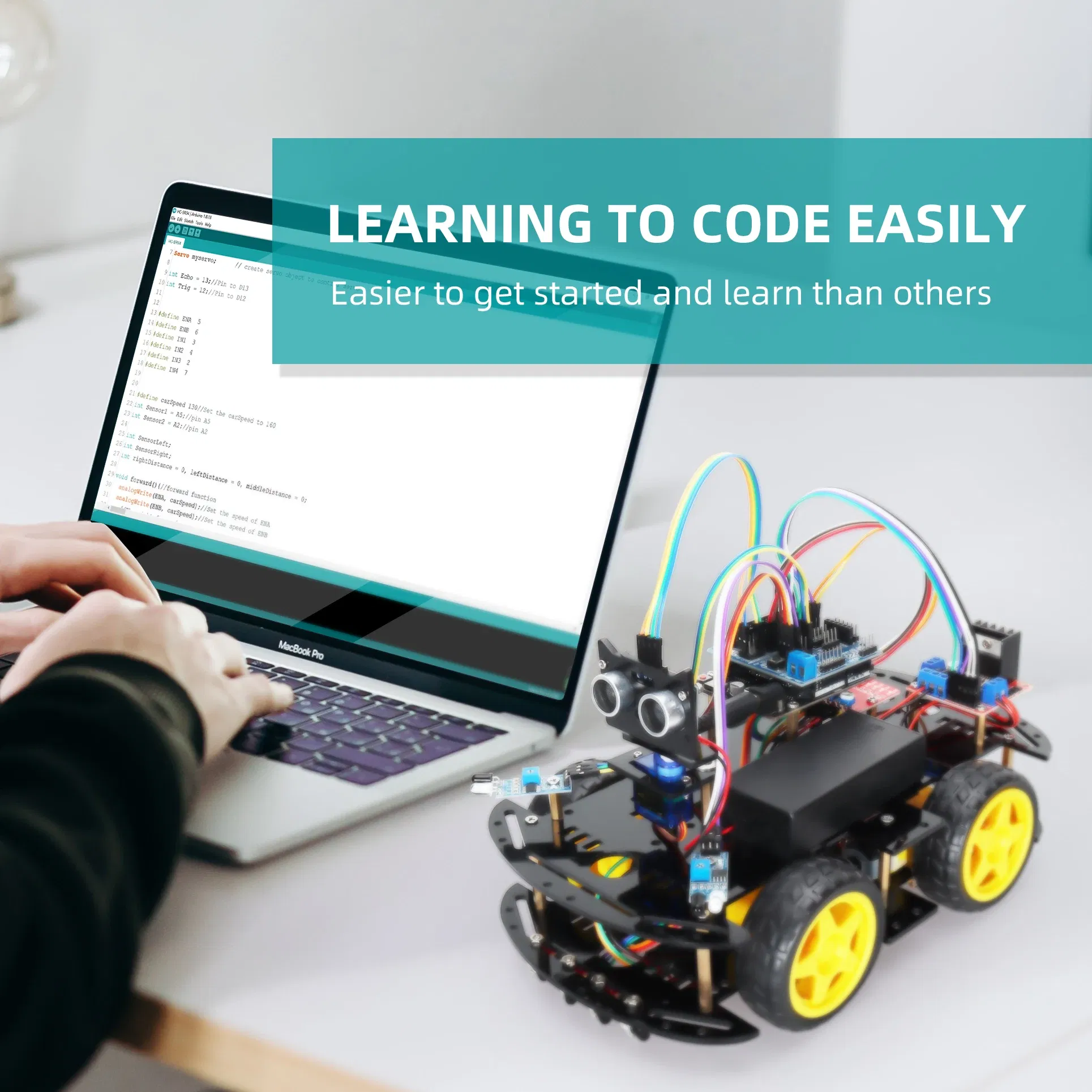 Color: Brown, Ships From: CHINA - Programmable Robot Kit For Arduino Project Starter Kit Full Version Professional DIY Electronics Kit Coding Robot with Codes