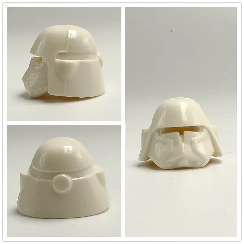 Color: Blue - 1Pcs Star Wars Clone Trooper Helmet Building Block Mini Action Figure Toys