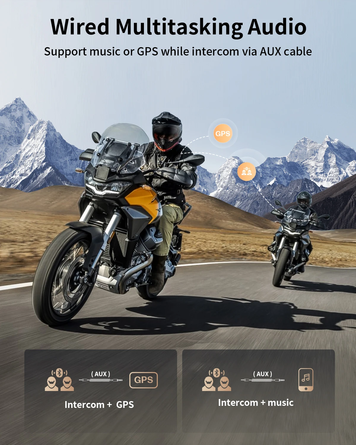 Color: WHITE, Ships From: Australia - Fodsports FX8 AIR Motorcycle Intercom Bluetooth Helmet Headset 1000M BT Interphone,FM radio