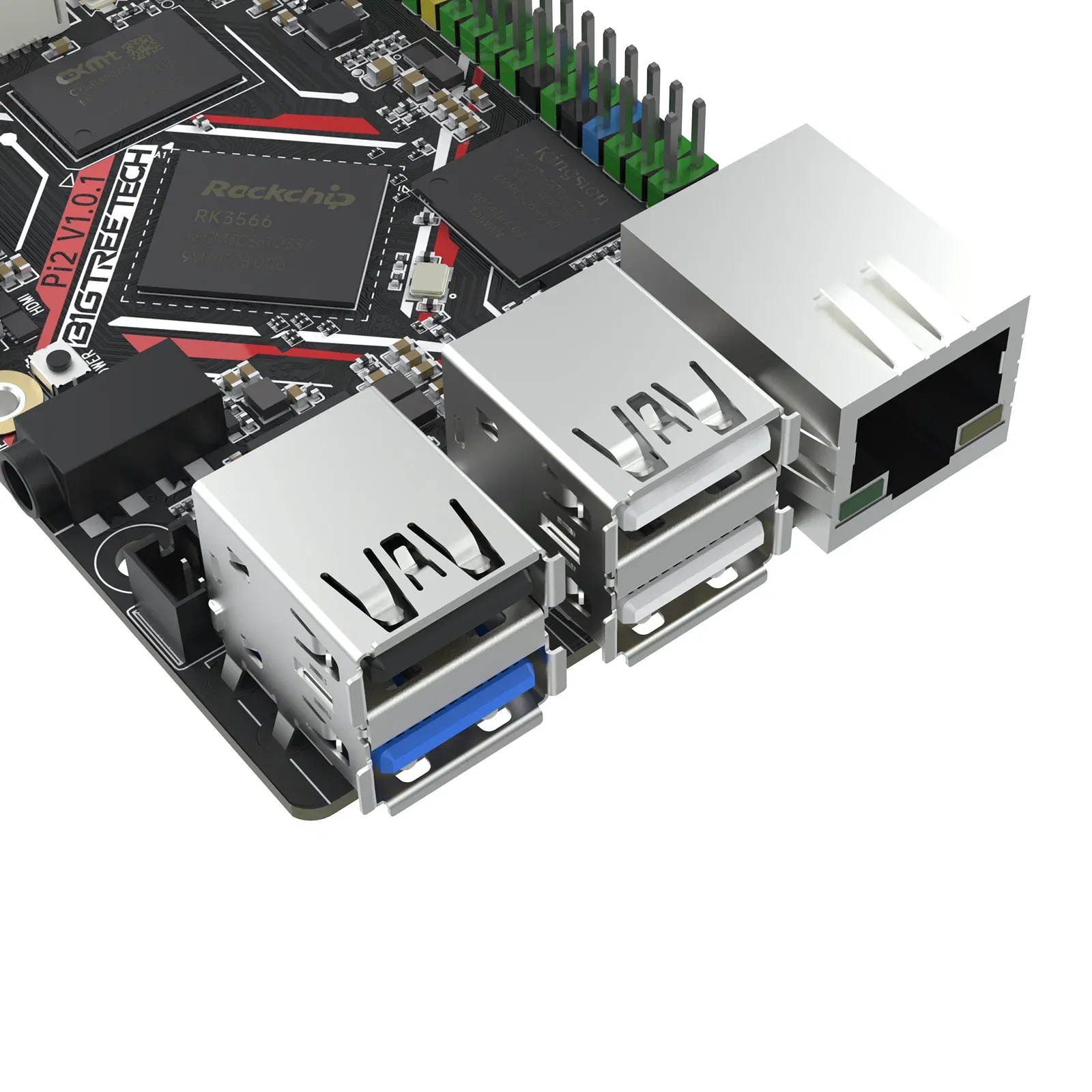 Color: WHITE - BIGTREETECH BTT Pi 2 CB2 Control Board RK3566 2GB LPDDR4 32GB eMMC CSI DSI Interface For Klipper VS Raspberry PI Octopus Pro