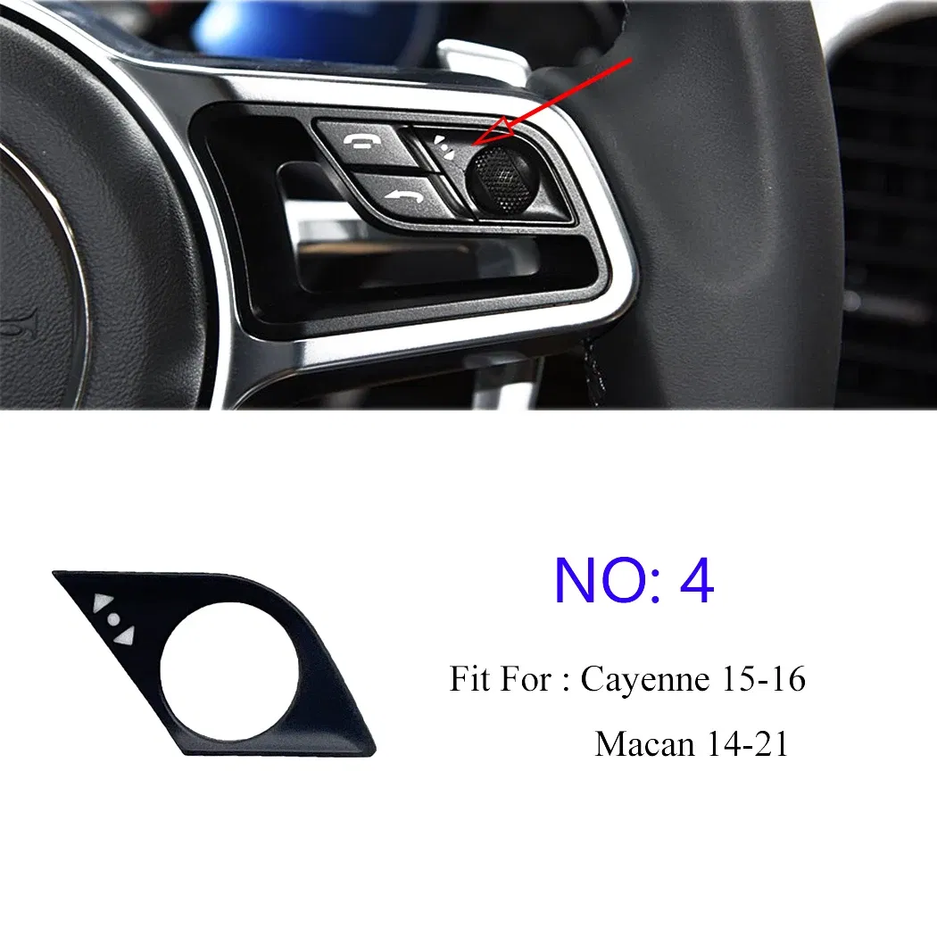 Color: green - ESIRSUN Steering Wheel Multi-function Button Volume Adjustment Phone Switch Button For Porsche 2015-16 Cayenne 2014-21 Macan