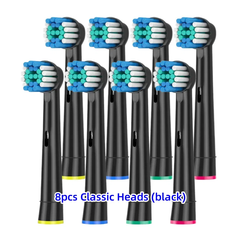 Color: MULTI - Toothbrush Replacement Heads Refill for Oral B Electric Toothbrush Pro1000 Pro 3000 Pro5000 Pro7000 Vitality Floss Action