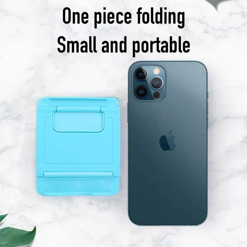 Color: Sapphire - Universal Table Cell Phone Support Holder for Phone Desktop Stand for Ipad Samsung IPhone X XS Max Mobile Phone Holder Mount