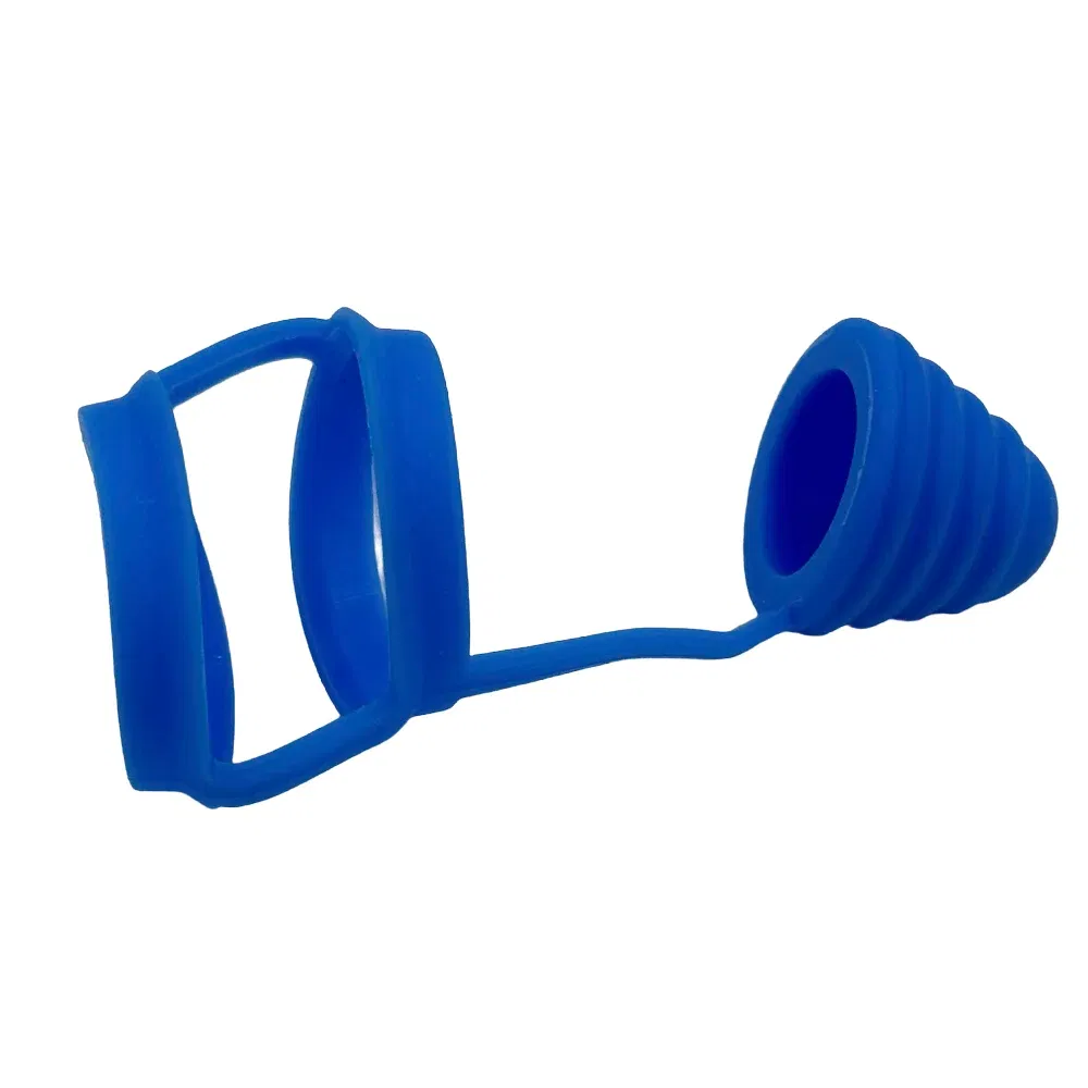 Color: Yellow - 810 Silicone Rubber Band Fat Bubble Glass Ring Dust Cap Covers for 810 Drip Mouthpiece