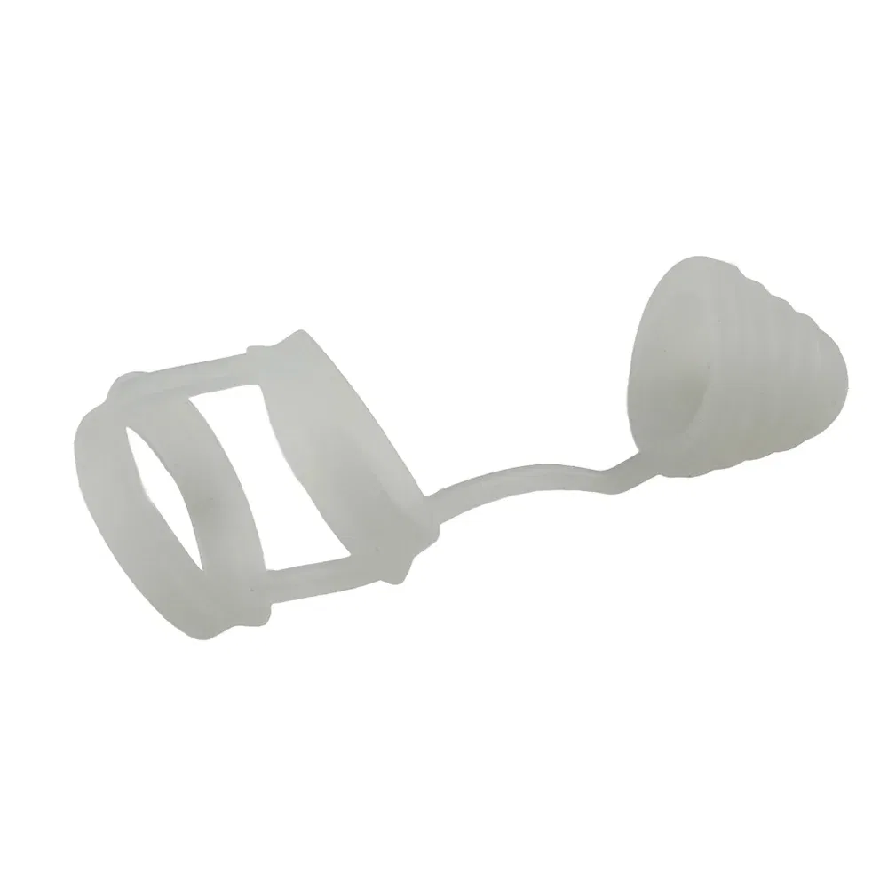 Color: Yellow - 810 Silicone Rubber Band Fat Bubble Glass Ring Dust Cap Covers for 810 Drip Mouthpiece