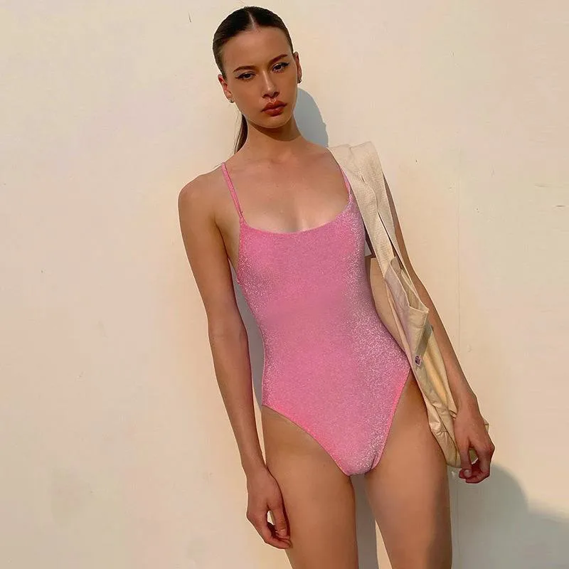 Color: Blue, Size: M - Y2k Summer Skinny Body Femme Bodysuit Sleeveless halter One Piece Body Top Women's Summer Bodysuits Woman Clothing
