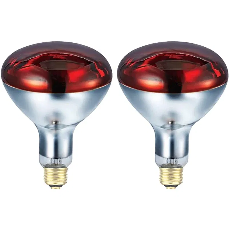 Color: Dark Brown, Ships From: CHINA - BONGBADA Quartz glass waterproof and explosion-proof E26 E27 Red R40 Infrared Heat Lamp Farm lamp 100W 150W 200W 250W 275W
