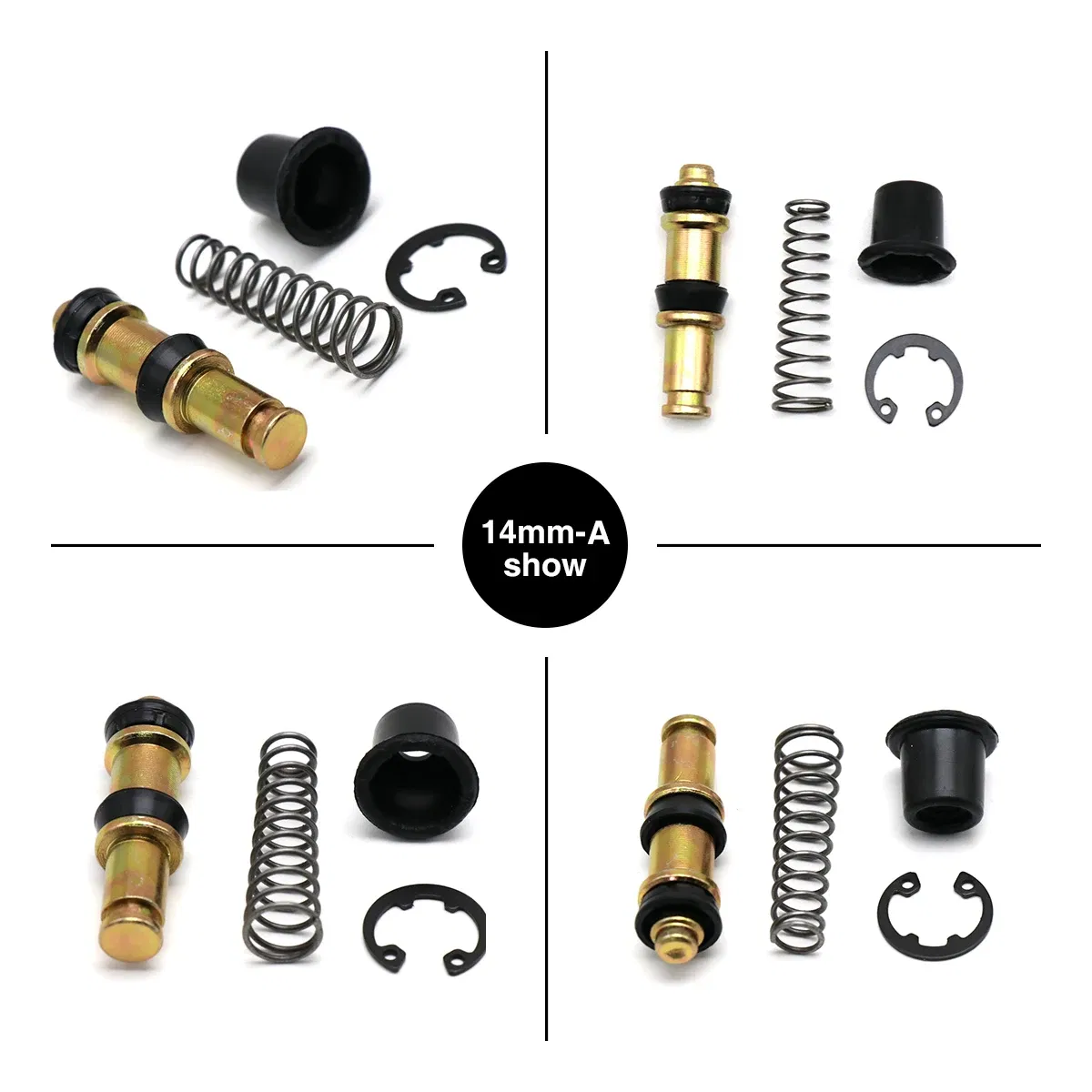 Color: army green - Alconstar Motorcycle Clutch Brake Pump Piston Repair Kit 11mm 12.7mm 14mm 16mm  Master Cylinder Piston Rigs Repair Accessorie