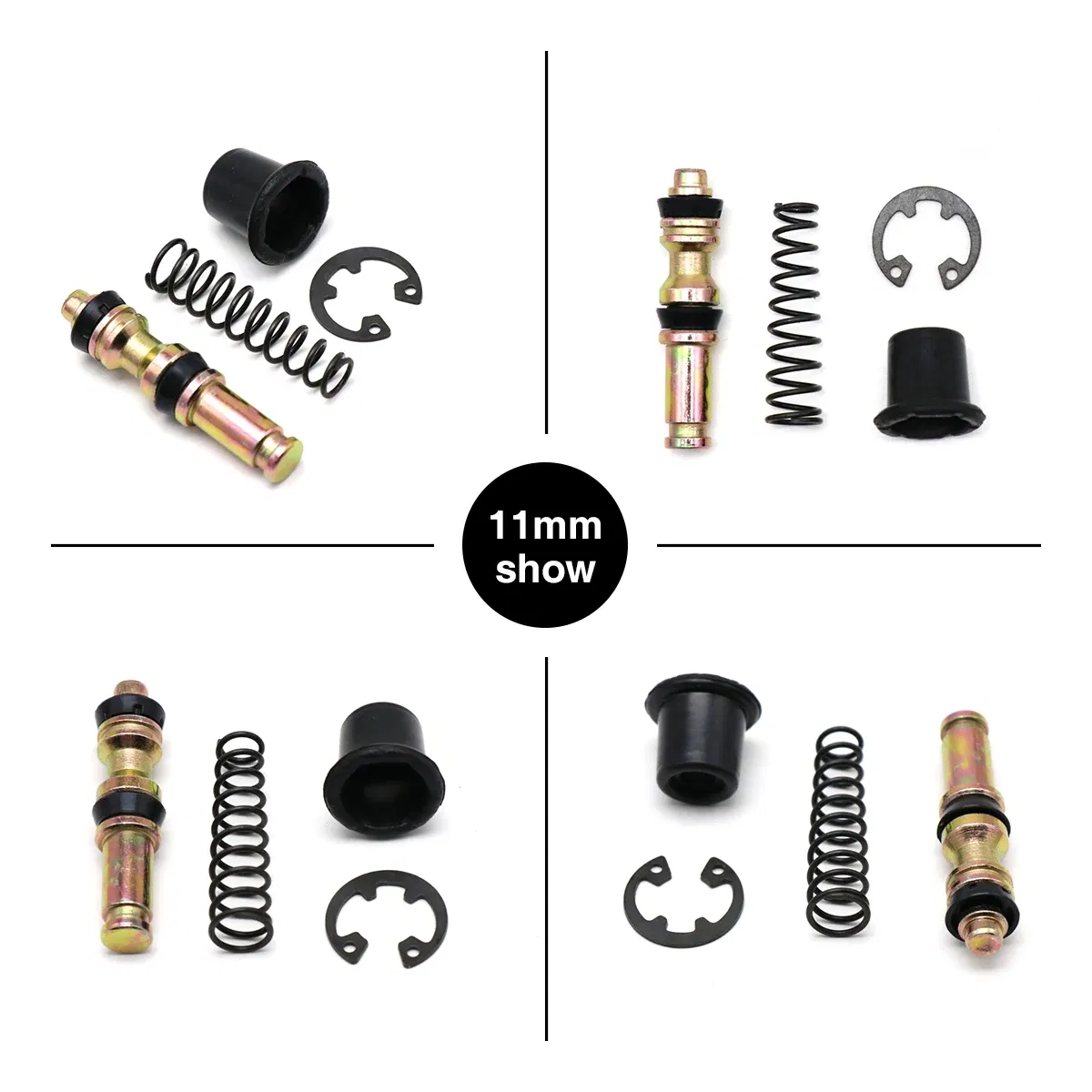 Color: army green - Alconstar Motorcycle Clutch Brake Pump Piston Repair Kit 11mm 12.7mm 14mm 16mm Master Cylinder Piston Rigs Repair Accessorie