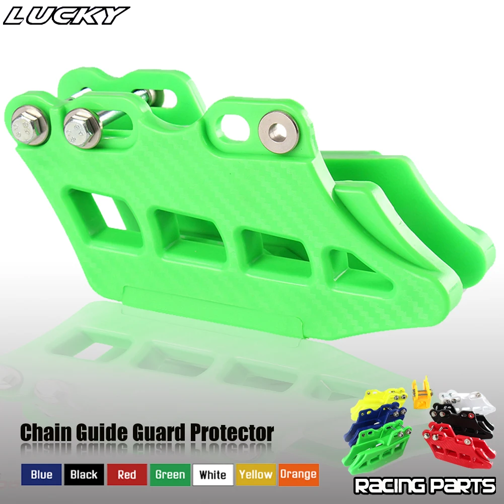 Color: multi - Motorcycle New Chain Guide Guard Protector For Honda Kawasaki Yamaha CRF KDX KLX RM DRZ YZ 125-500 2005-2017 Dirt Bike