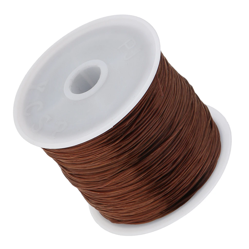 Color: Brown, Ships From: CHINA - 60M Wig Hair Net Sewing Cotton Thread Weft Hair Extension Weaving Thread New Wig Making Thread
