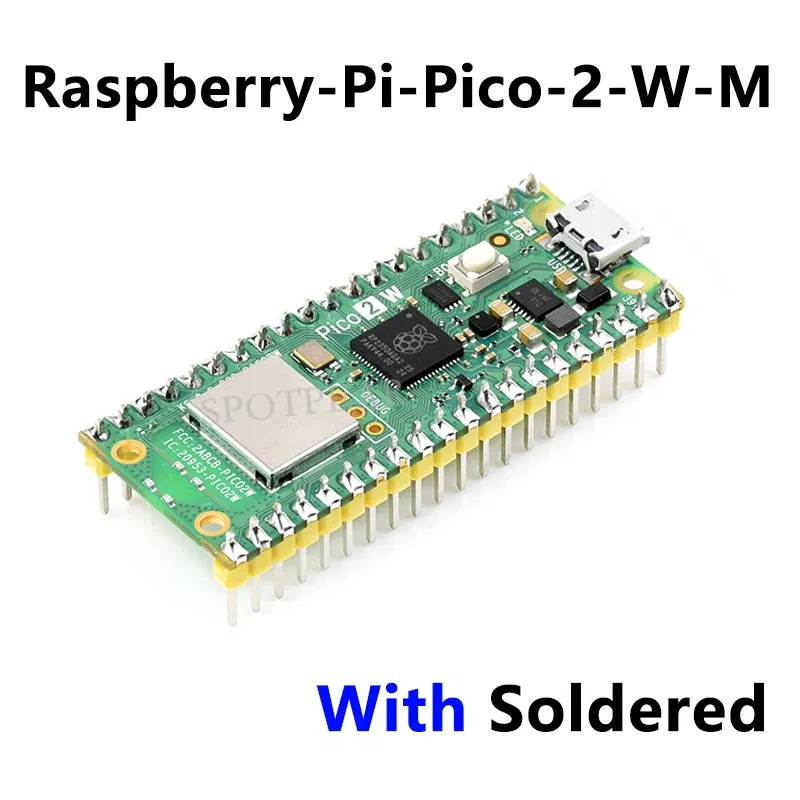 Color: green - Raspberry Pi Pico 2 RP2350 Pico2 Optional Pico2W 2 W ARM Cortex-M33 And RISC-V Hazard3 520KByte 4MByte QSPI Flash