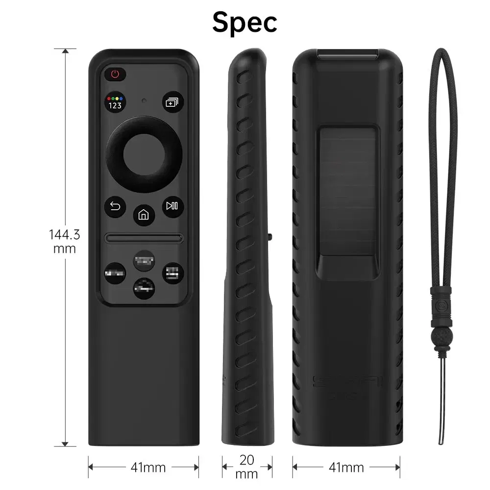 Color: Light green - Silicone Remote Cover for Samsung 2023 TM2360E BN59 01432A TM2361E BN59 01455E Samsung Smart TV Remote Anit Lost with Lanyard