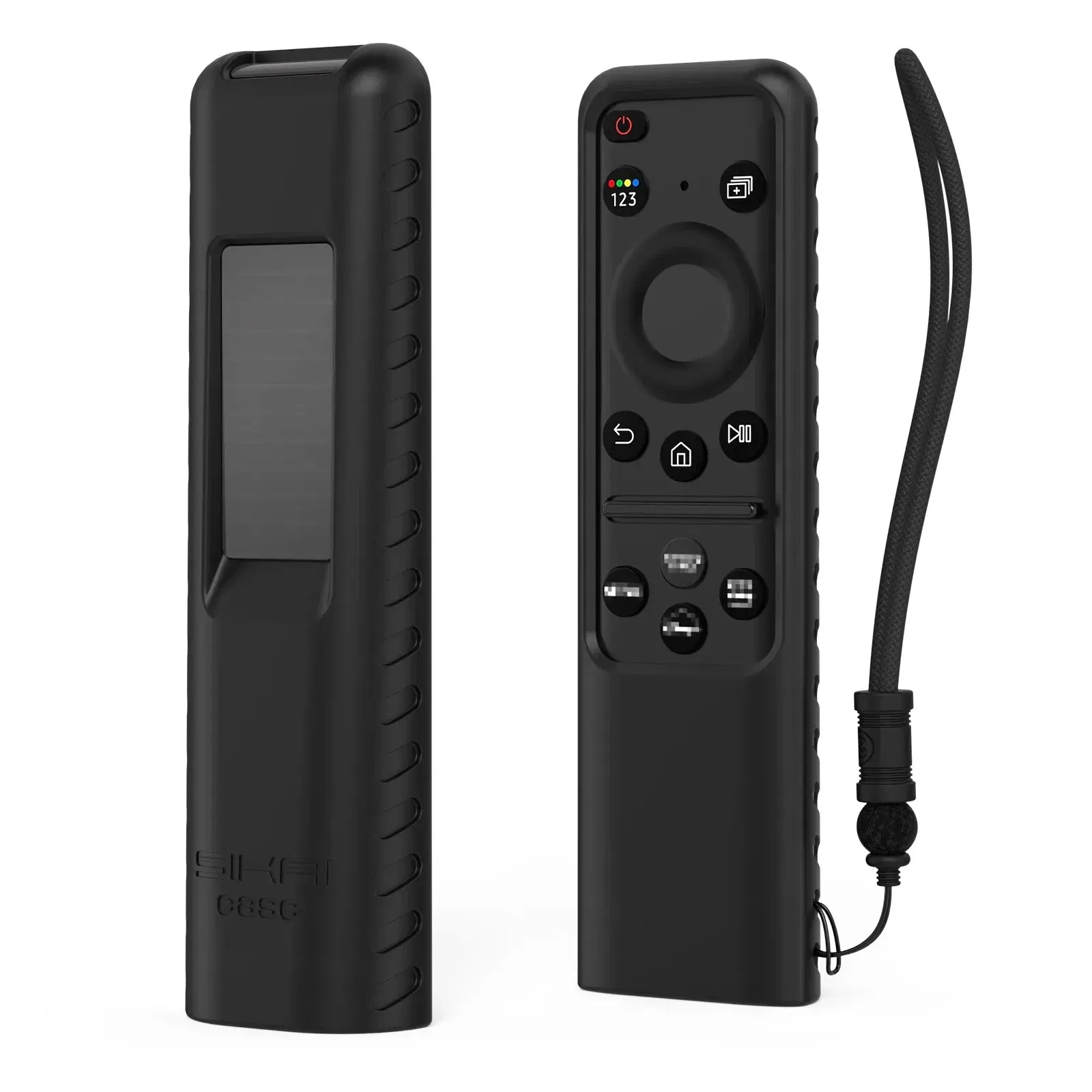 Color: Light green - Silicone Remote Cover for Samsung 2023 TM2360E BN59 01432A TM2361E BN59 01455E Samsung Smart TV Remote Anit Lost with Lanyard