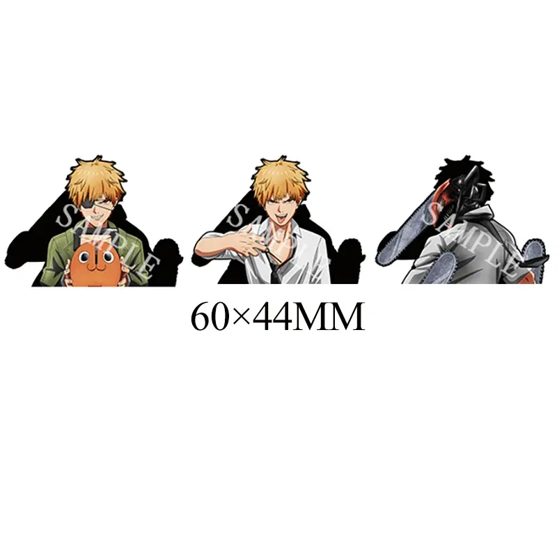 Color: ROSE - Anime Mini Motion Stickers Pochita Power Denji Chainsaw Man Attack on Titan Decals for Phones,cup,laptop,Etc.Waterproof
