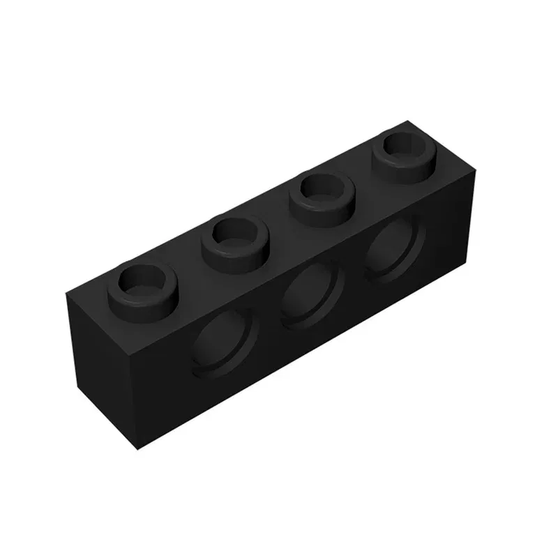 Color: Blue - Rainbow Pig MOC 3701 Brick 1x4 with 3 Holes Building Blocks Classic Brand DIY Assembles Particles Educational Tech Kid Spare Toy