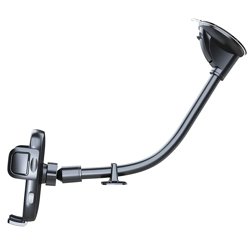 Car Phone Holder for Car Windscreen Flexible Long Arm 13" Goose-neck Mobile Phone Holder Compatible Suction Base Dashboard