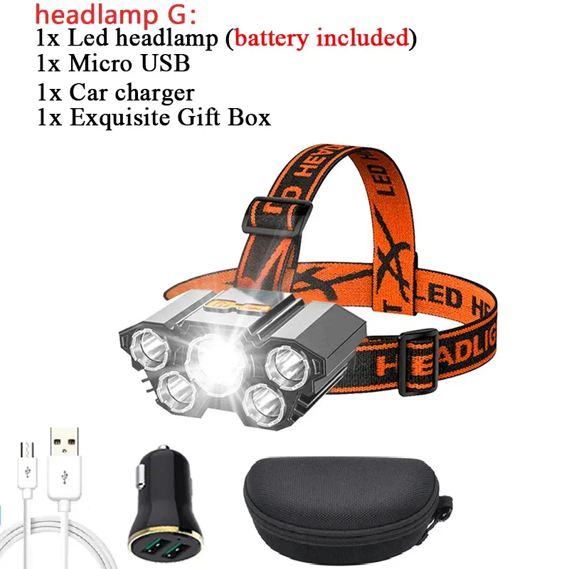 Emitting Color: Yellow, Ships From: CHINA - ZK20 LED Headlamp 8000 Lumen Torch Flashlight Headlight Waterproof Head Light Camping Hiking Fishing Mining Light Lamp Torch
