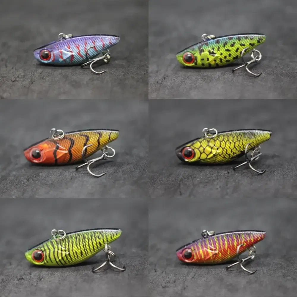 Color: Light Red - wLure Fishing Lure Lipless VIB 4cm 4.6g Tiny Hard Lure Carp Fishing Fly Fishing Bait Tail Hook Sinking to Bottom L666