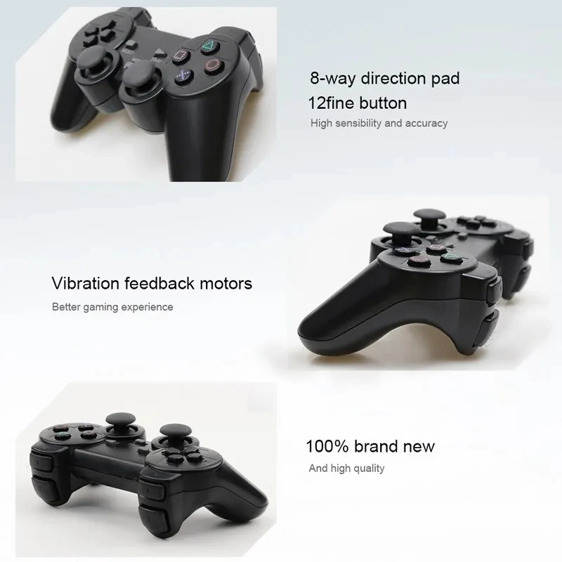 Color: Blue - Wireless Gamepad for Sony PS2 Controller for Playstation 2 Console Joystick 2.4G Double Vibration Shock Joypad USB PC Game