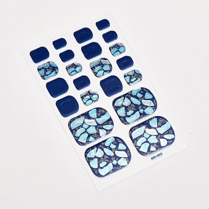 Color: Light Khaki - 22 Tips/Sheet Nail Sticker Album Nail Designs Manicure Nail Accesoires Nail Art Stickers Nail Wraps DIY Women Salon Loveliness