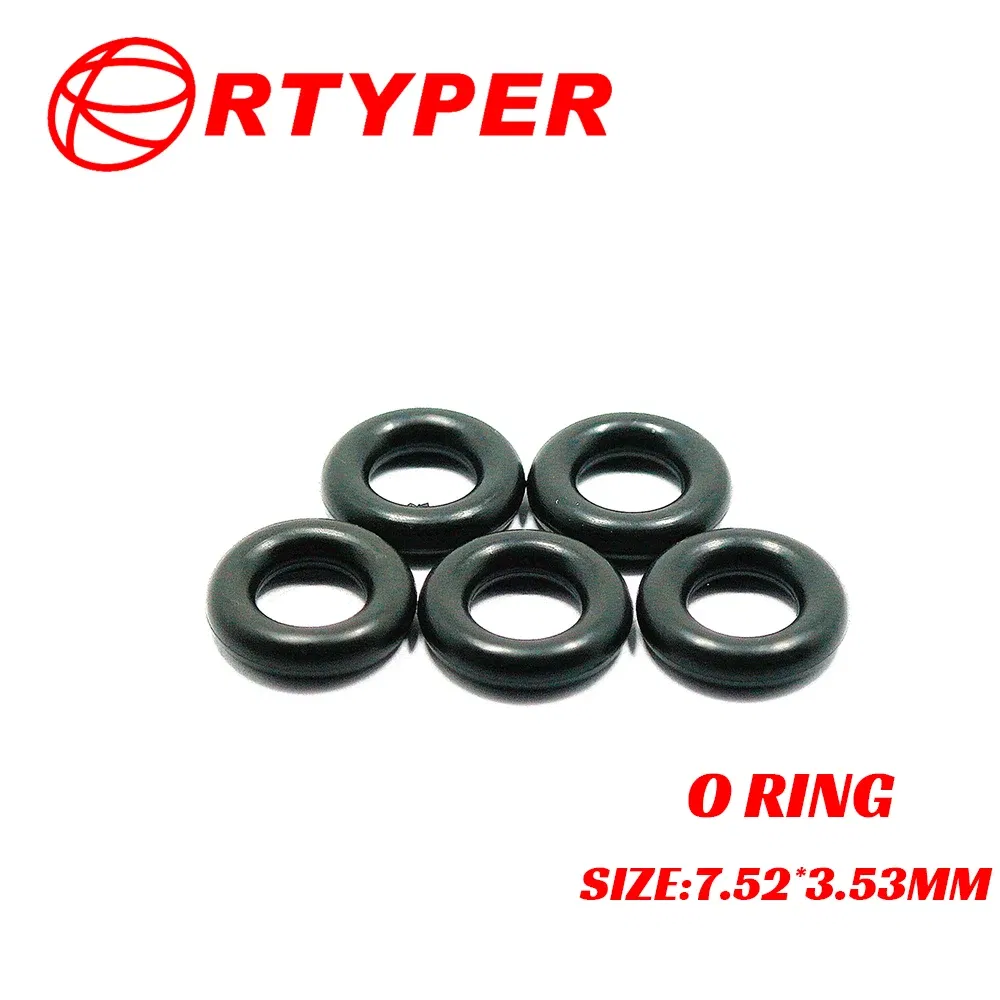 Color: Yellow - 100pieces Universal Rubber Orings 7.52*3.53 21018 For Bosch 1280210796 Audi A4 S4 BMW