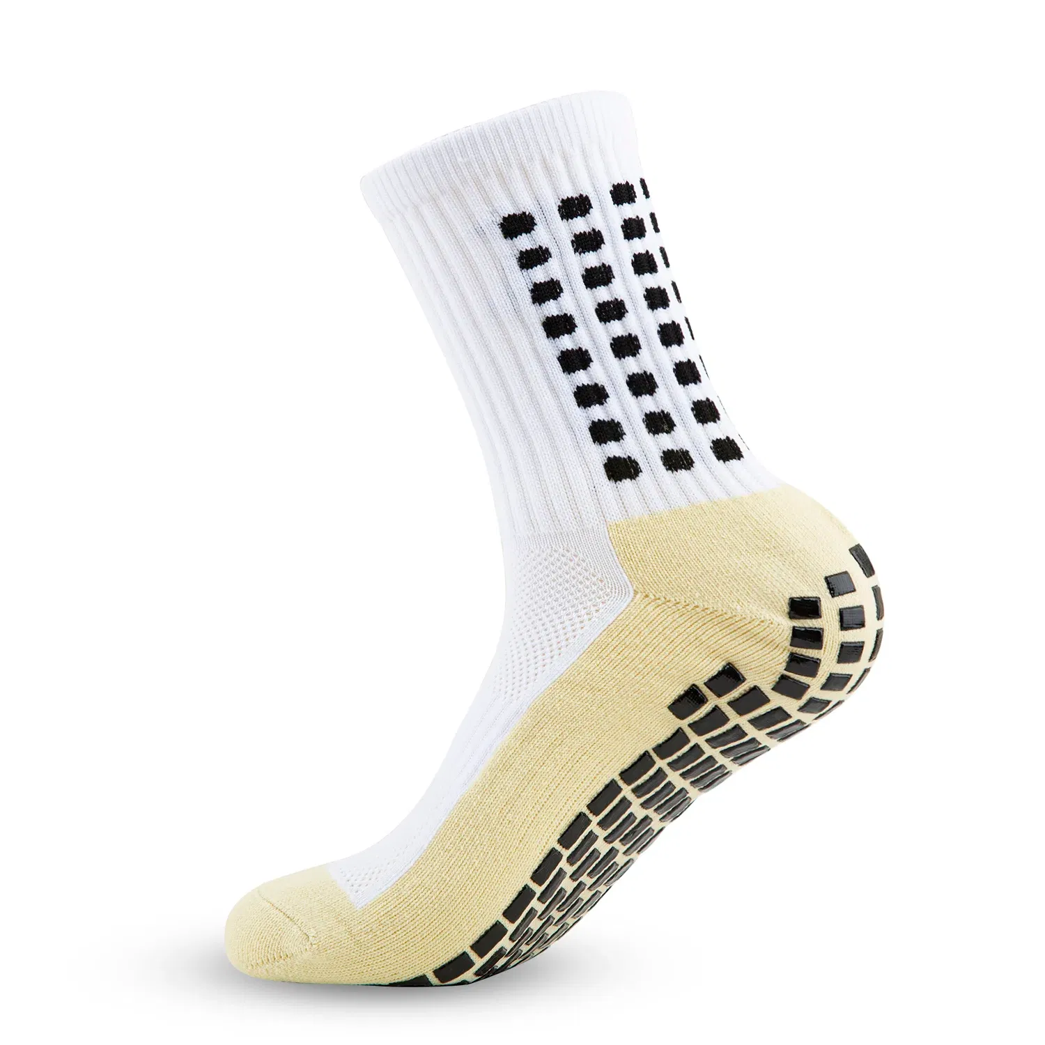 Color: green - Anti-slip Soccer Women Men Outdoor Sport Grip Football Yoga Socks
