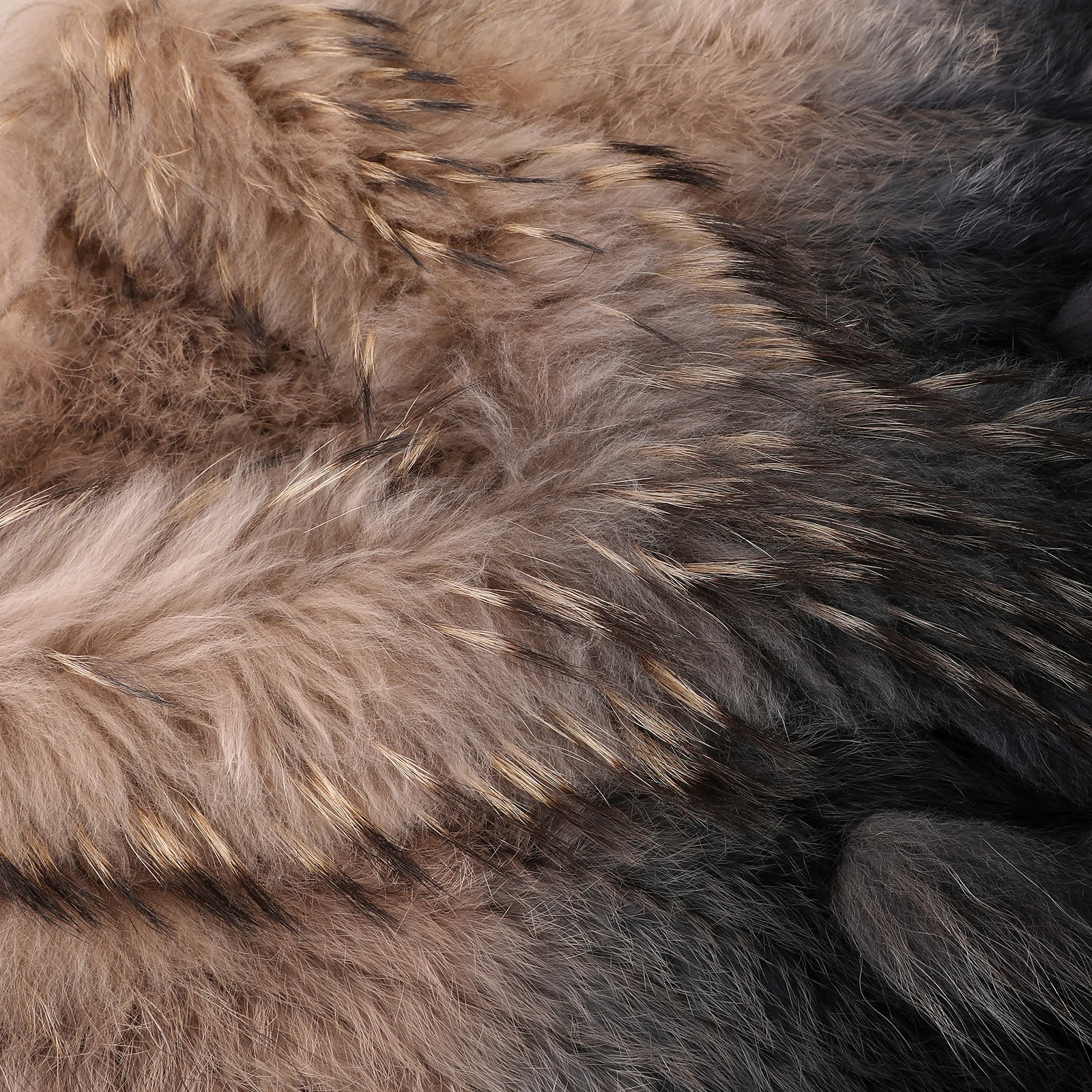 Color: Gold, Size: XL - Luxury Women's Genuine Premium Long Hair Rabbit Fur Knit Vest Raccoon Fur Trim Gilet Lady Sleeveless Waistcoat Real Fur Jacket