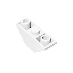 Color: green - Gobricks GDS-984 Slope, Inverted 45 3 x 1 Double compatible with lego 18759 2341 DIY Educational Building Blocks Technical