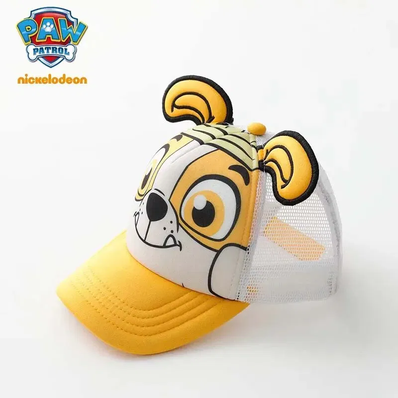 Color: green - Genuine Paw Patrol Cartoon Child Baseball Cap Hip Hop Mesh Sun Protection Sun Hat Boys Girls Caps Snap back Hats Sports Hat