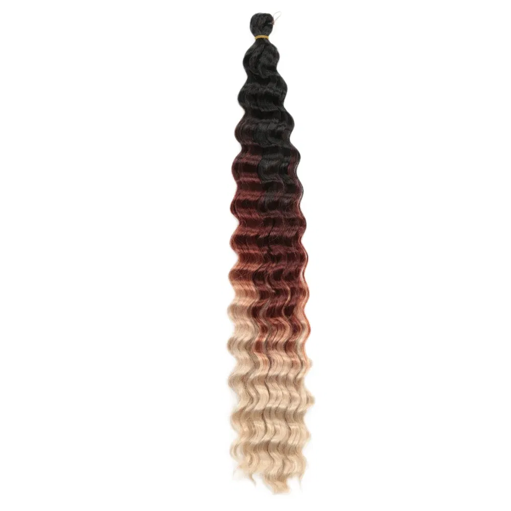 Color: M1b/30#, Ships From: CN, Stretched Length: 22inches, Bulk Buy: 1Pcs/Lot - 22-28 Inch Freetress Deep Twist Crochet Hair Natural Synthetic Braids Hair Ombre Crochet Braiding Hair Extensions Hair Expo City