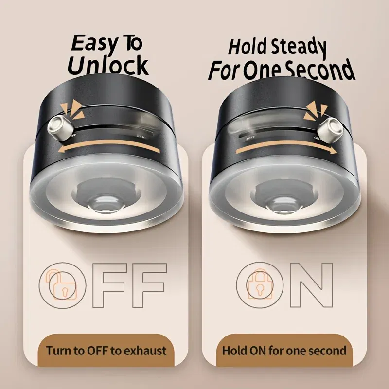 Color: black - Vacuum Magnetic Suction Cup Folding Swivel Stand Double-sided Suction Cup For Universal Vacuum Swivel Stand Mobile Phone Holder